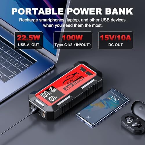 High Power 16000A Jump Box with 65W PD — photo 3