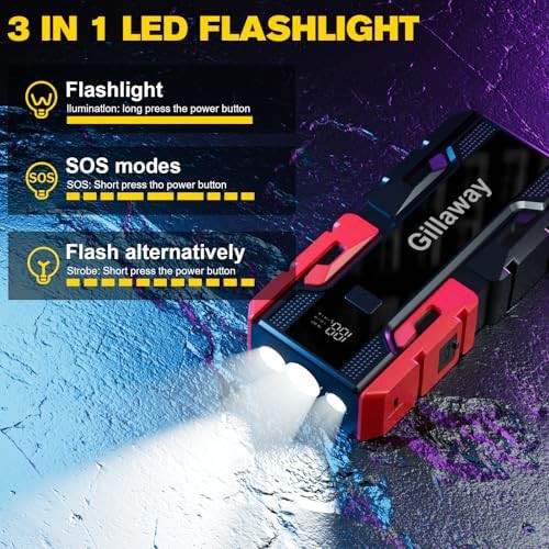 Compact power bank and jump starter — photo 5