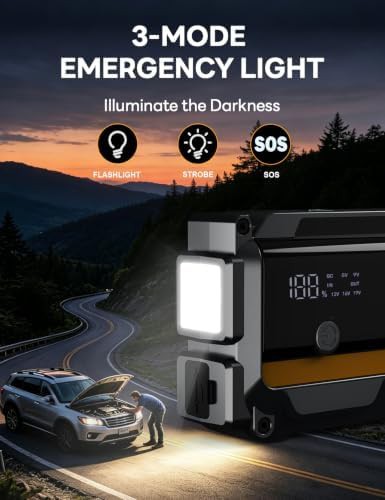 Heavy duty jump box with 800 lumen flashlight — photo 4