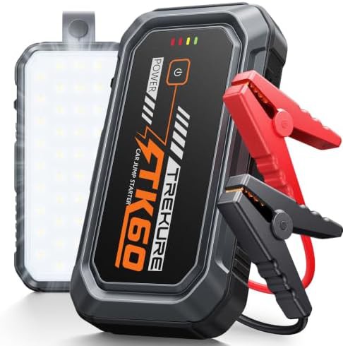 Magnetic 5000A Jumper Starter with Flashlight