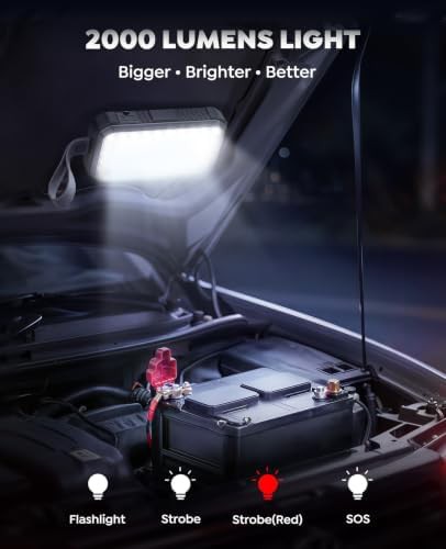 Magnetic 5000A Jumper Starter with Flashlight — photo 3