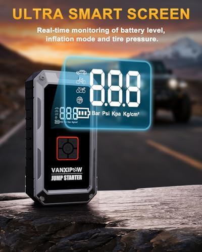 Portable Jump Starter with Motorcycle Air Compressor — photo 4