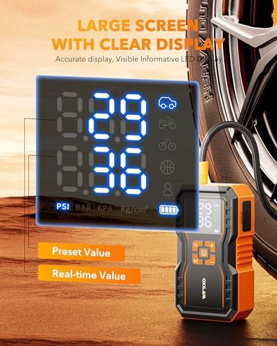 Jump starter with auto shutoff inflator — photo 4