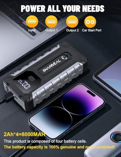 High peak lithium jump box for SUVs — photo 3