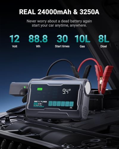 High Peak Jump Starter with Air Compressor — photo 3