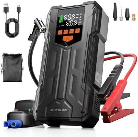 Compact jump starter for motorcycles and cars