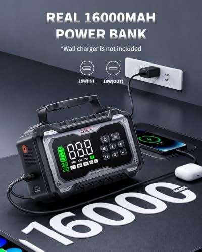 Heavy duty 8000A jump starter with blower — photo 5