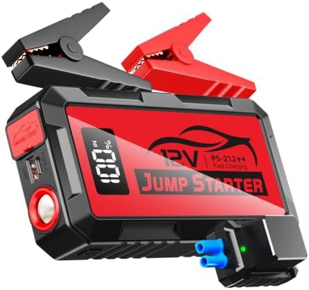 Red 8000A Lithium Jump Starter Pack