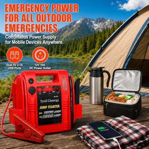 Heavy duty dual voltage jump starter — photo 4