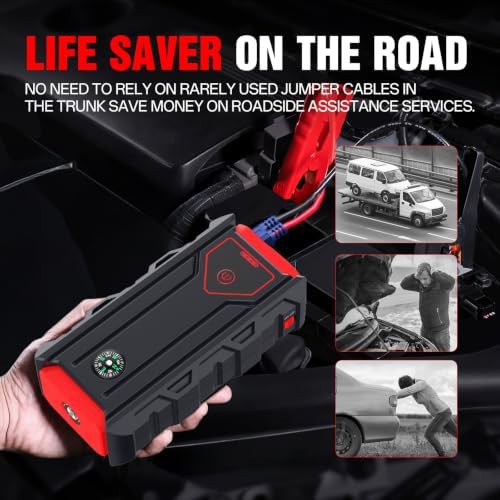 8000mAh 12V emergency car jump starter — photo 5
